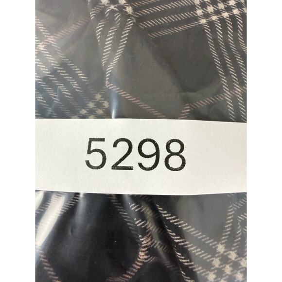 Torrid Plus Size 4 Plaid Ankle Stretch Casual Leggings Pull On Pants Black - Picture 8 of 8